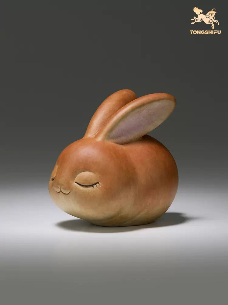 Copper Master Ruyi Auspicious Cartoon Cute Little Rabbit Zodiac Rabbit Mascot Birthday Gift Home Decoration Ornament