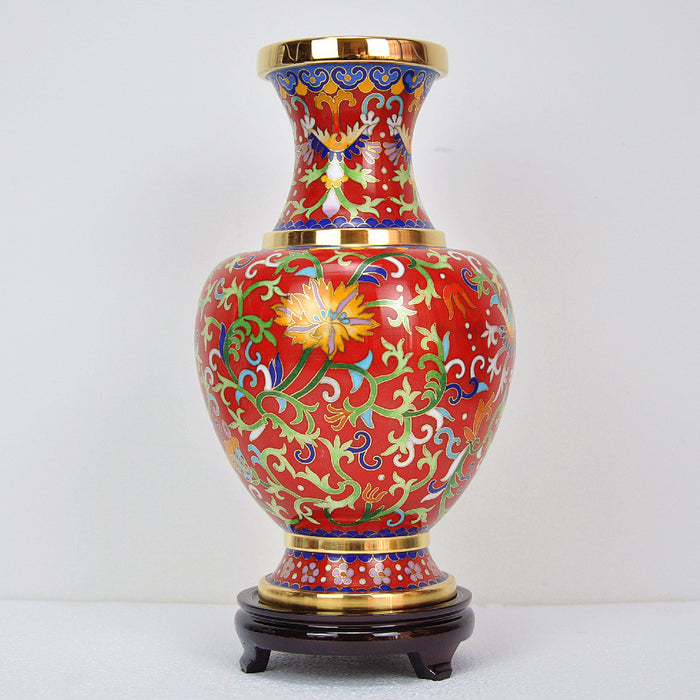 Cloisonne Lotus Pattern Vase(Zhou Ware) - Morrow Land