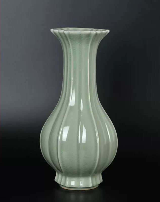 Ru kiln Ceramic Sunflower Mouth Vase - Morrow Land