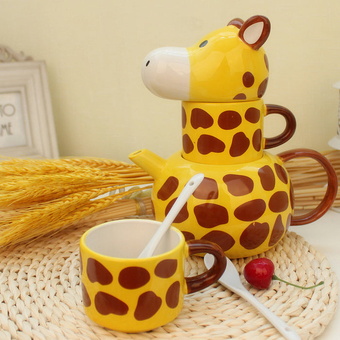 Cute Giraffe Teapot Set - Morrow Land