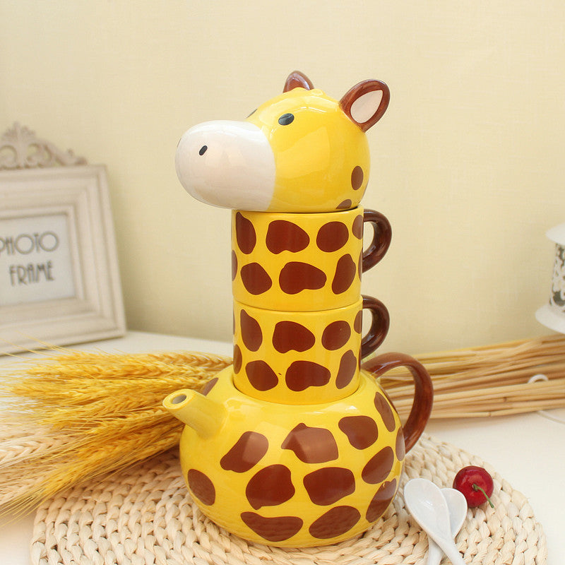 Cute Giraffe Teapot Set - Morrow Land