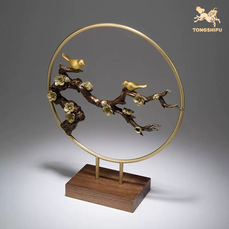 Pure Brass  Magpie ornament - Morrow Land
