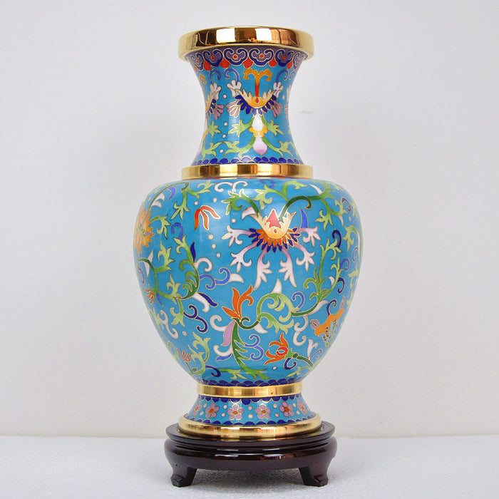 Cloisonne Lotus Pattern Vase(Zhou Ware) - Morrow Land