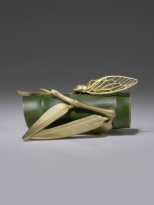 Pure Brass Bamboo And Cicada - Morrow Land