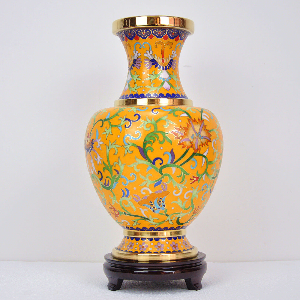 Cloisonne Lotus Pattern Vase(Zhou Ware) - Morrow Land