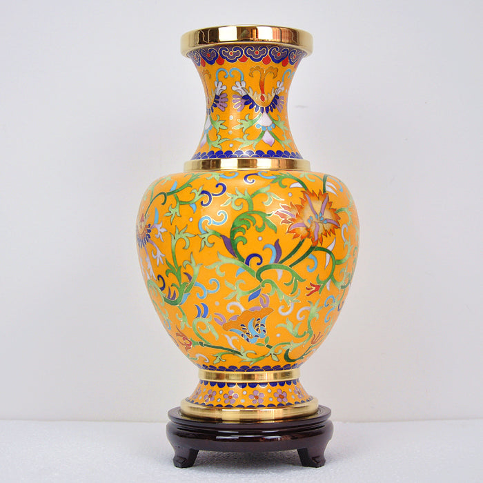 Cloisonne Lotus Pattern Vase(Zhou Ware) - Morrow Land