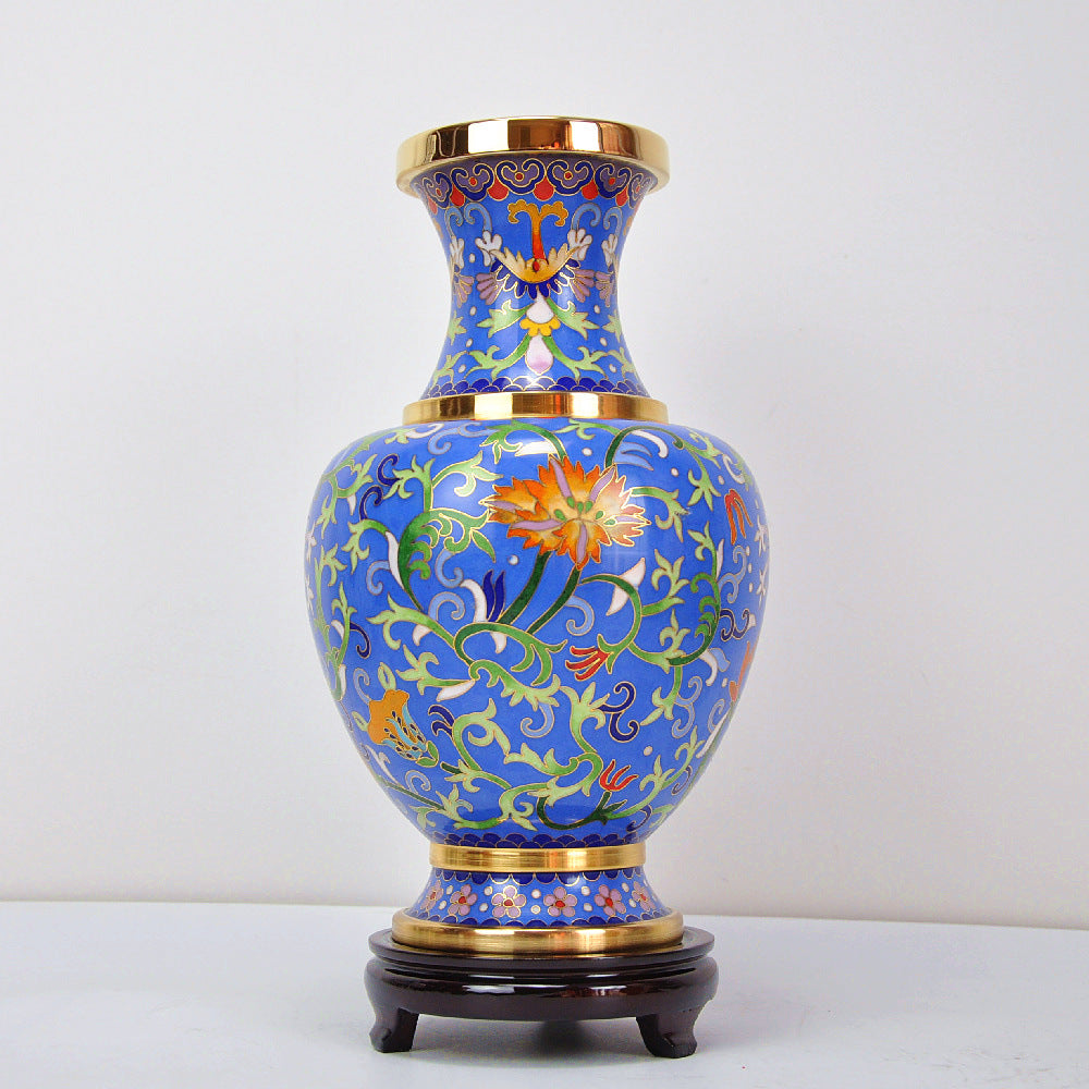 Cloisonne Lotus Pattern Vase(Zhou Ware) - Morrow Land