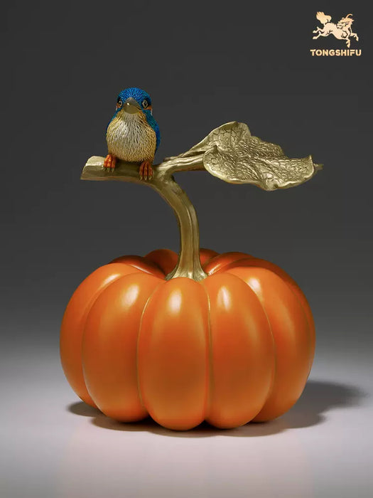 Pure Brass  Pumpkin decorations - Morrow Land