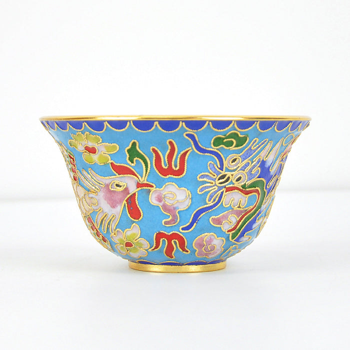 10cm & 11.5cm Cloisonne wedding bowl - Morrow Land