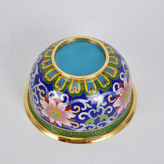 Beautiful Cloisonne Small Golden Bowl - Morrow Land