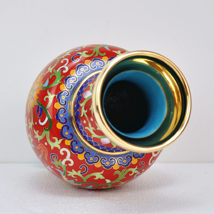 Cloisonne Lotus Pattern Vase(Zhou Ware) - Morrow Land