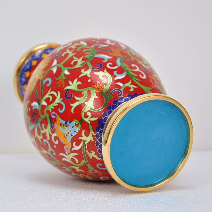 Cloisonne Lotus Pattern Vase(Zhou Ware) - Morrow Land