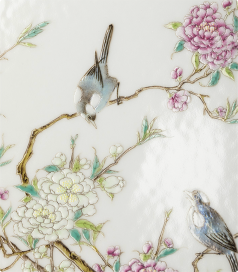 Jingdezhen Magpies On The Plum Blossoms Pallet - Morrow Land