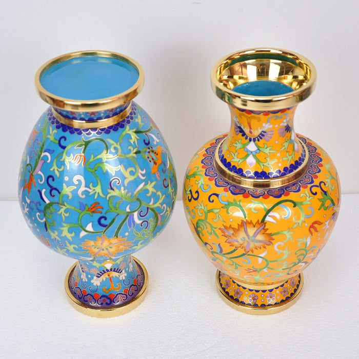 Cloisonne Lotus Pattern Vase(Zhou Ware) - Morrow Land