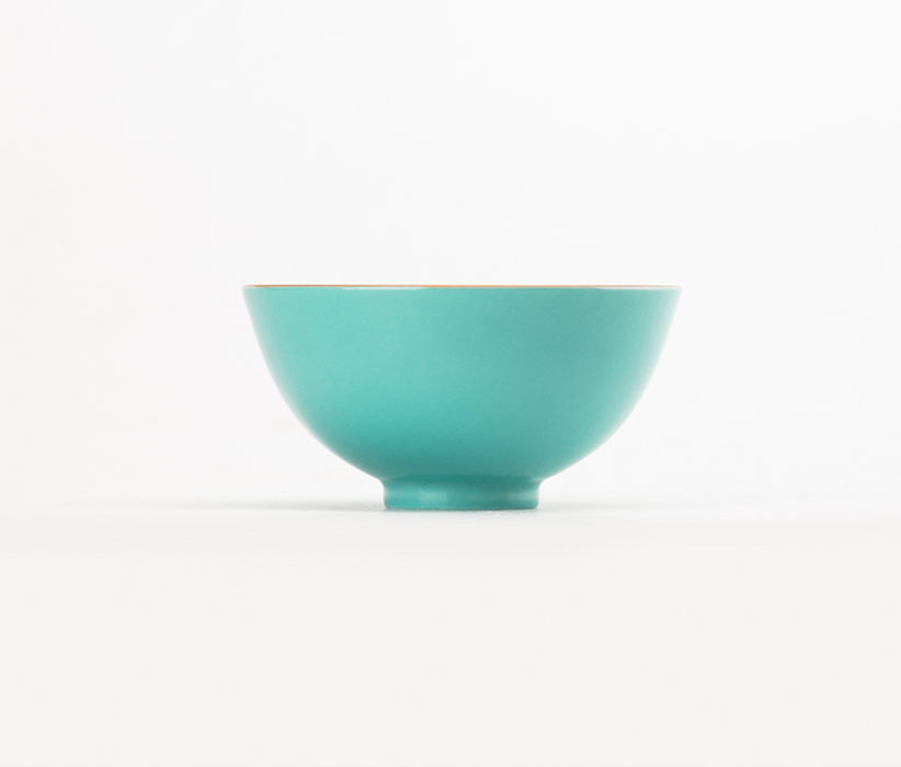 Jingdezhen Turquoise Green And Phoenix Cup - Morrow Land