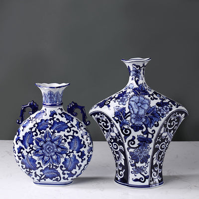 Chinese Blue and White Vase - Morrow Land