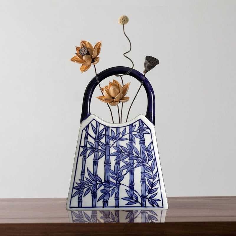 Handbag Style Ceramic Vase - Morrow Land