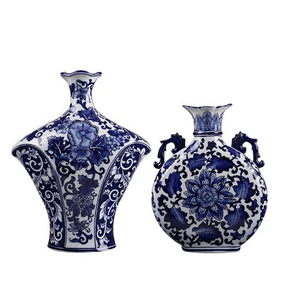 Chinese Blue and White Vase - Morrow Land