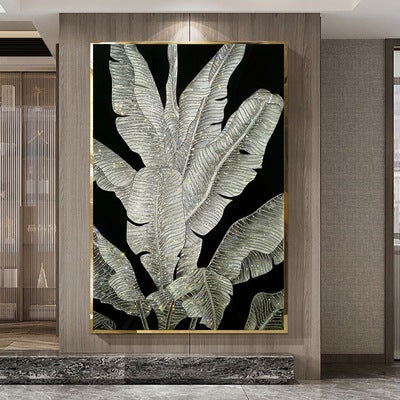 Hand-painted Enameled Leaves Wall Decoration - Morrow Land