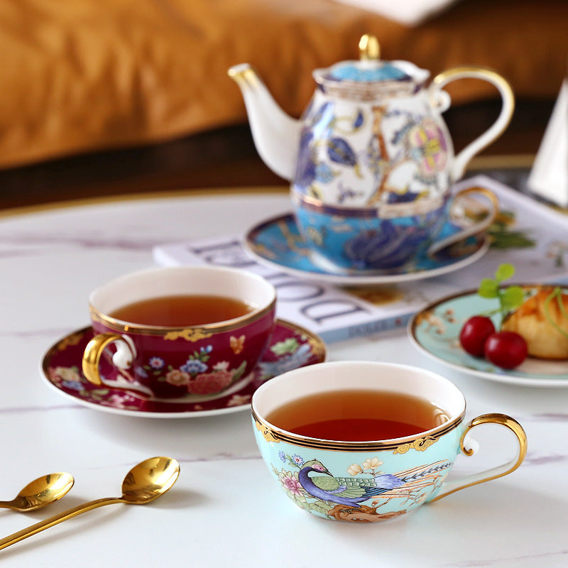 Chinese light luxury ceramic tea set - Morrow Land