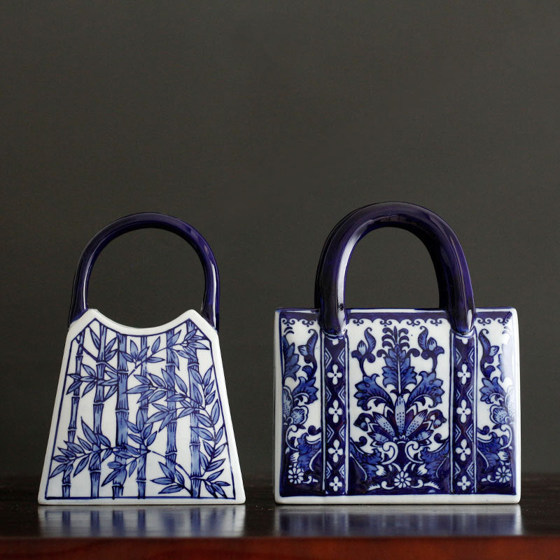 Handbag Style Ceramic Vase - Morrow Land