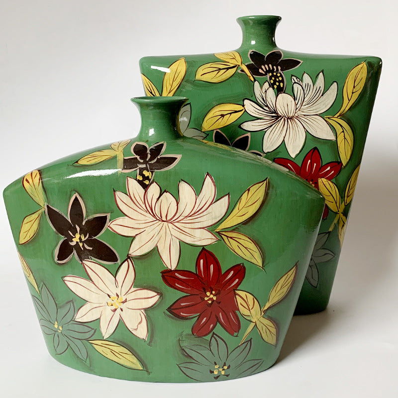 European Ceramic Vase Decoration - Morrow Land