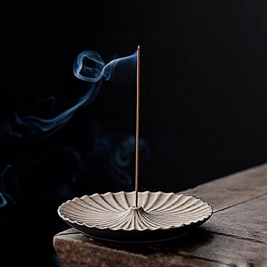 Volcano-shaped Ceramic Incense Burner Sandalwood Stick Censer Antique Buddhist decorations Tea Ceremony Accessories - Morrow Land