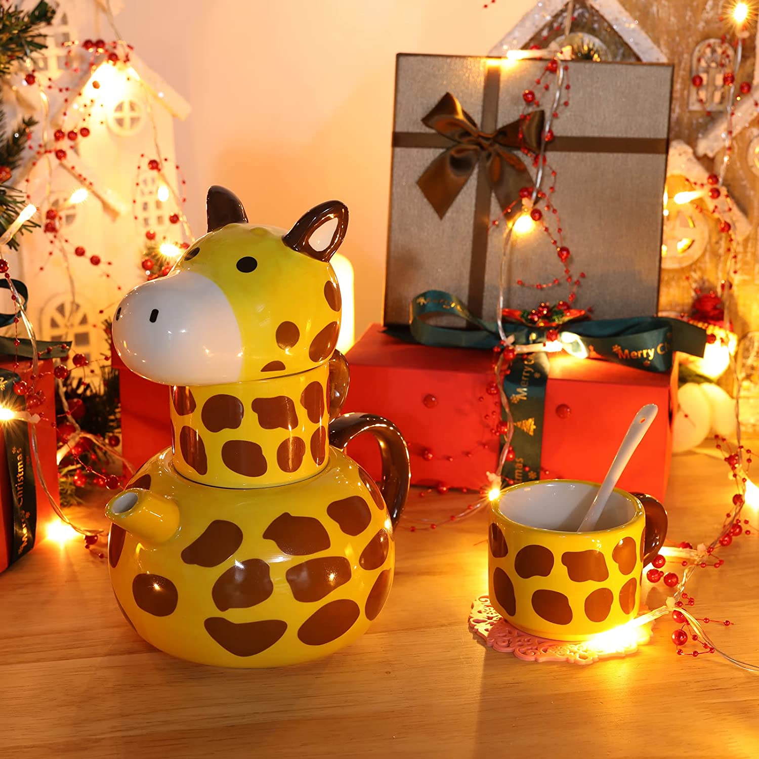 Cute Giraffe Teapot Set - Morrow Land
