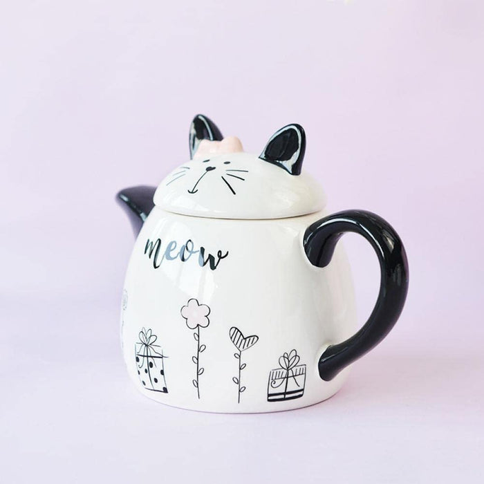 Cute Cat Ceramic Teapot - Morrow Land