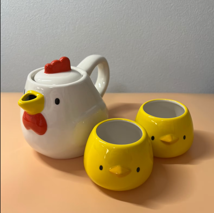 Cute Happy Chicks Family Tea Set - Morrow Land