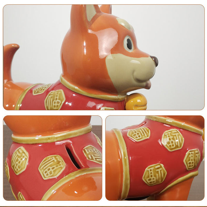 Fortune Shiba Inu Saving Jar - Morrow Land