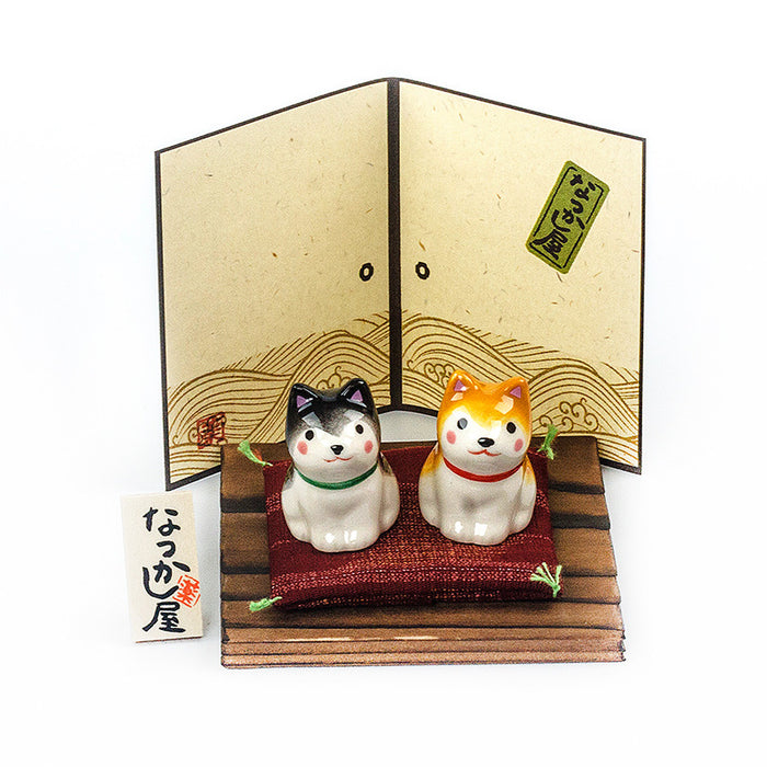 Ceramic Shiba Inu and Alaskan Dog Decor - Morrow Land