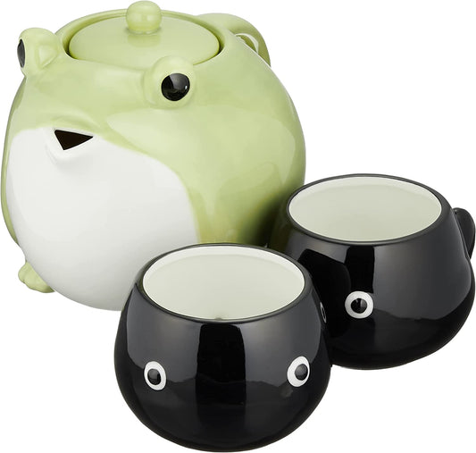 Cute Frog Teapot and Tadpole Cups Set - Morrow Land