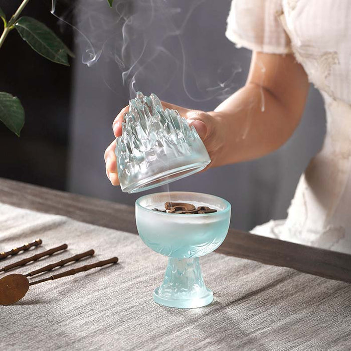 Meditation lucite Incense Burner - Morrow Land