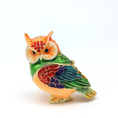 Baby Owl Enamel Jewelry Storage - Morrow Land