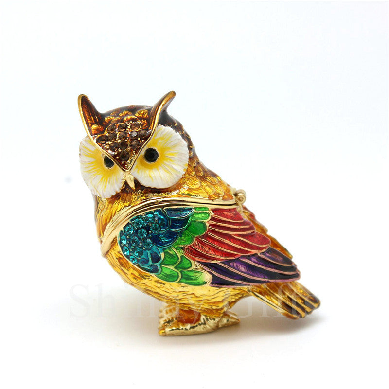 Baby Owl Enamel Jewelry Storage - Morrow Land