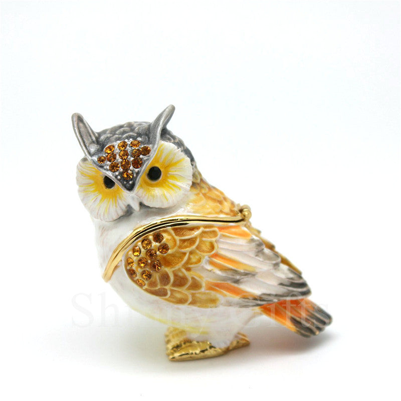 Baby Owl Enamel Jewelry Storage - Morrow Land