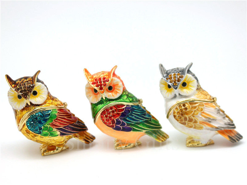 Baby Owl Enamel Jewelry Storage - Morrow Land